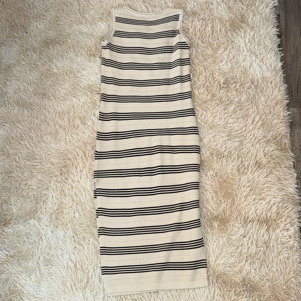 PrettyGarden Striped Sleeveless Knit Dress - S - Picture 4 of 6